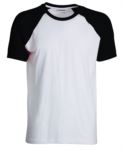 T-shirt girocollo bicolore X-F61026.BIN